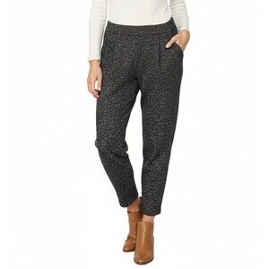 Eileen Fisher Pants Womens Tapered Ankle Organic Cotton Wool Blend Gray XS